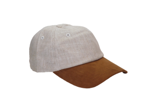 Minimalist Chambray Linen Dad Hat