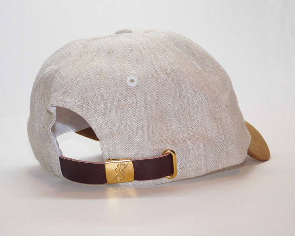 Minimalist Chambray Linen Dad Hat